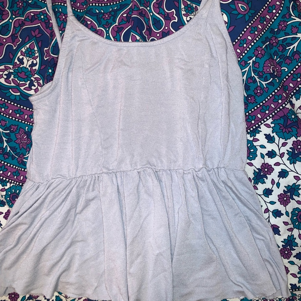 baby blue tank top